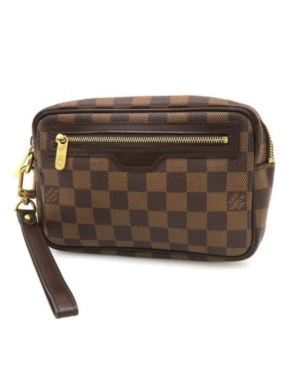 Louis Vuitton Damier Pochette Billets Macau Handbag
